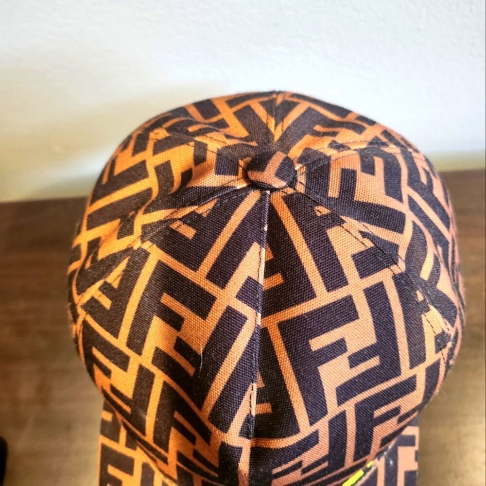 Fendi FF Zucca Monogram Monster Eyes Cap - Picture 3 of 8